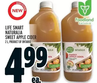 Metro Life smart naturalia sweet apple cider offer