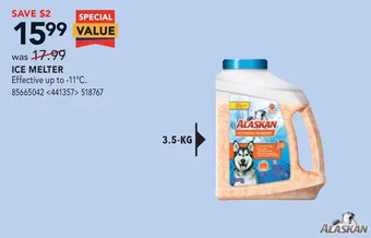 RONA Alaskan ice melter offer