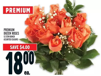 Metro Premium dozen roses offer