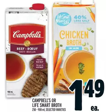 Metro Campbell's or life smart broth offer
