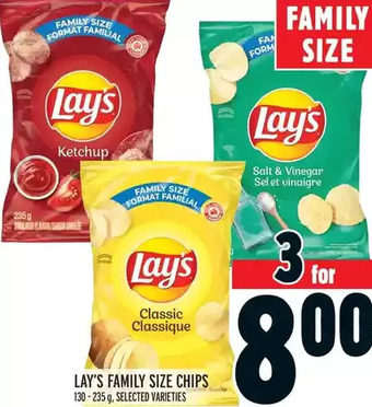 Metro Lay's family size chips offer