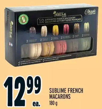 Metro Sublime french macarons offer