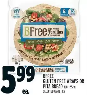 Metro Bfree gluten free wraps or pita bread offer