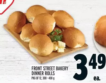 Metro Front street bakery dinner rolls offer