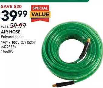Lowe's Air hose offer