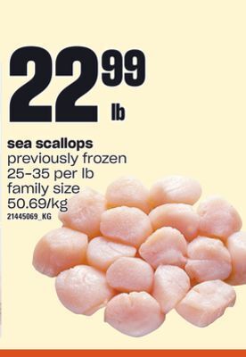 Loblaws Sea scallops offer