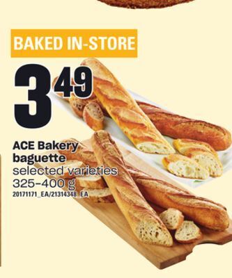 Loblaws Ace bakery baguette, 325-400 g offer
