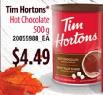 Loblaws Tim hortons® hot chocolate, 500 g offer