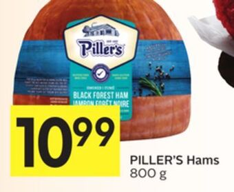 Foodland Piller's hams 800 g offer