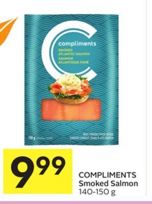 Foodland Compliments smoked salmon 140-150 g offer