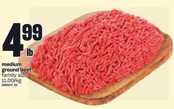 Independent Grocer Medium ground beef offer