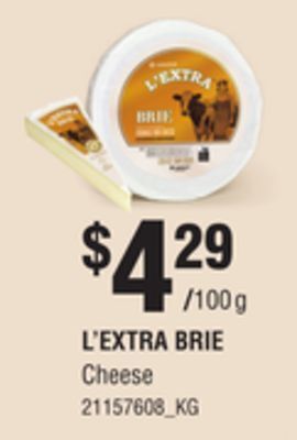 Independent Grocer L'extra brie cheese offer
