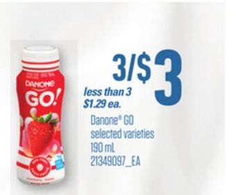 Independent Grocer Danone® go, 190 ml offer
