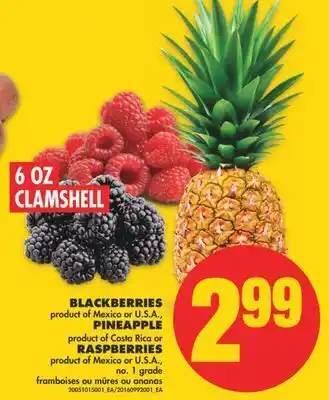 No Frills Blackberries, pineapple or pineapple offer