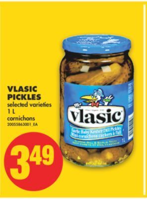 No Frills Vlasic pickles, 1 l offer
