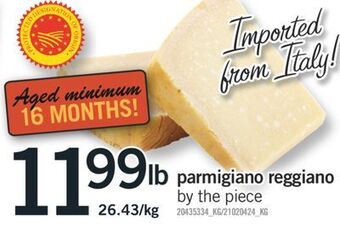 Fortinos Parmigiano reggiano offer
