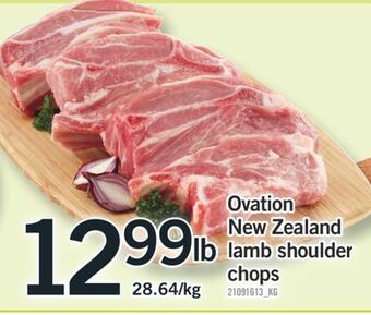 Fortinos Ovation new zealand lamb shoulder chops offer