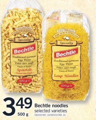 Fortinos Bechtle noodles, 500 g offer
