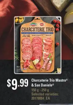 Fortinos Charcuterie trio mastro® & san daniele®, 150 g-250 g offer