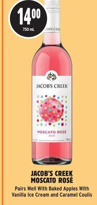 Metro Jacob's creek moscato rosé offer