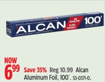Canadian Tire Alcan aluminum foil, 100' offer