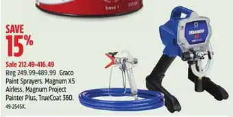 Canadian Tire Graco paint sprayers offer