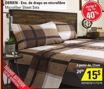 Sushi Shop Obrien microfiber sheet sets offer