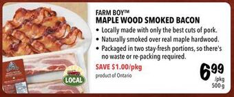 Farm Boy Farm boy™ maple wood smoked bacon offer