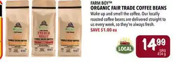Farm Boy Farm boy™ organic fair trade coffee beans offer