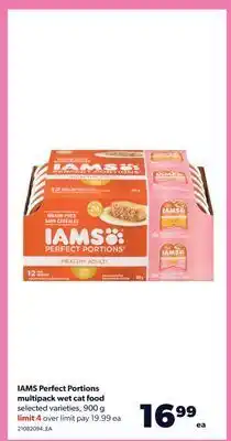Real Canadian Superstore Iams perfect portions multipack wet cat food, 900 g offer