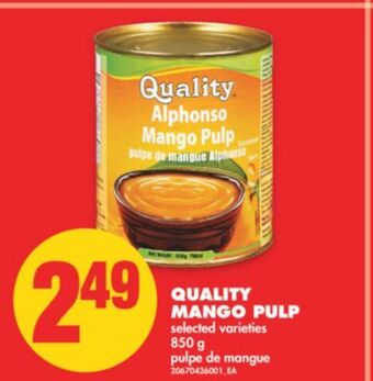 No Frills Quality mango pulp, 850 g offer