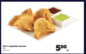 Real Canadian Superstore Brar's vegetable samosas, 6's offer