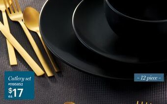 Giant Tiger Cutlery set offer