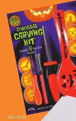 Party City Halloween pumpkin carving kit, 10-pc offer