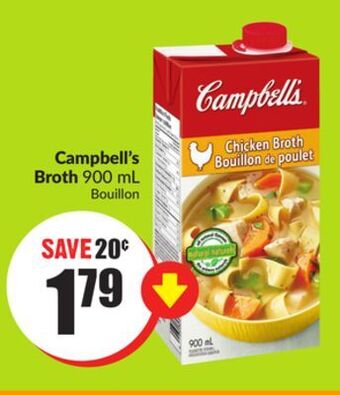 FreshCo Campbell's broth 900 ml offer
