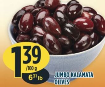 Marché Adonis Jumbo kalamata olives offer