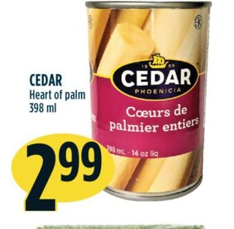 Marché Adonis Cedar heart of palm offer
