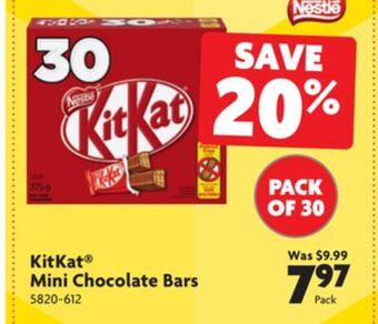 Home Hardware Kitkat® mini chocolate bars offer