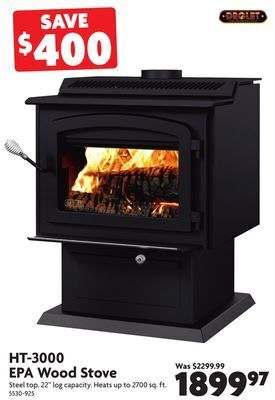 Home Hardware Epa wood stove offer