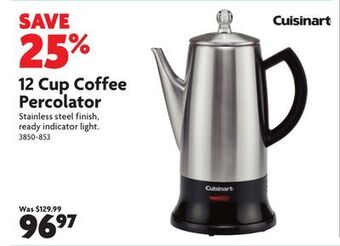Home Hardware 12 cup coffee percolator offer