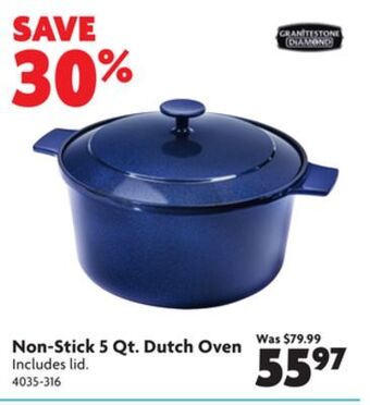 Home Hardware Non-stick 5 qt. dutch oven offer