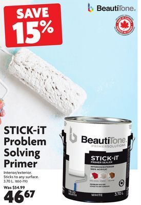 Home Hardware Stick-it problem solving primer offer