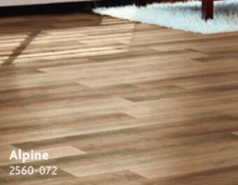 Home Hardware Press & go vinyl plank flooring alpine offer