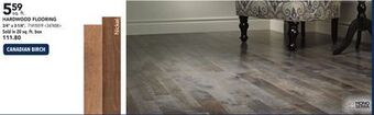 RONA Mono serra hardwood flooring 3/4" x 3-1/4" offer