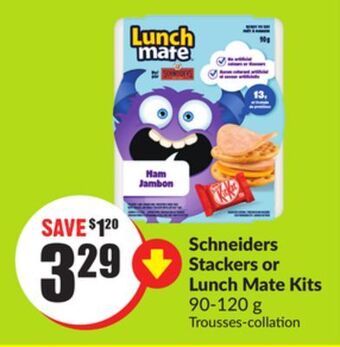 Chalo FreshCo Schneiders stackers or lunch mate kits 90-120 g offer