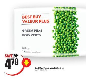 Chalo FreshCo Best buy frozen vegetables 2 kg offer