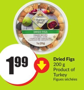 Chalo FreshCo Dried figs 200 g product of turkey offer