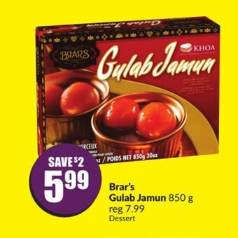 Chalo FreshCo Brar's gulab jamun 850 g offer