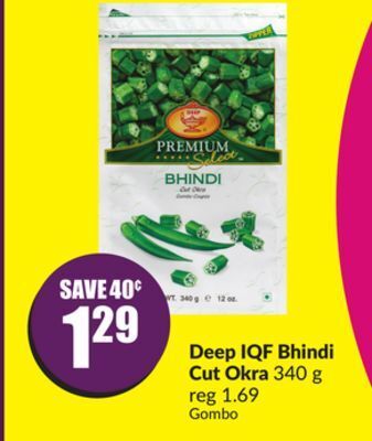 Chalo FreshCo Deep iqf bhindi cut okra 340 g offer