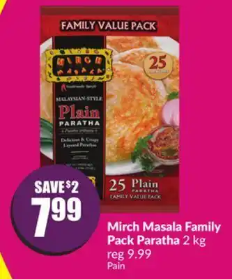 Chalo FreshCo Mirch masala family pack paratha 2 kg offer